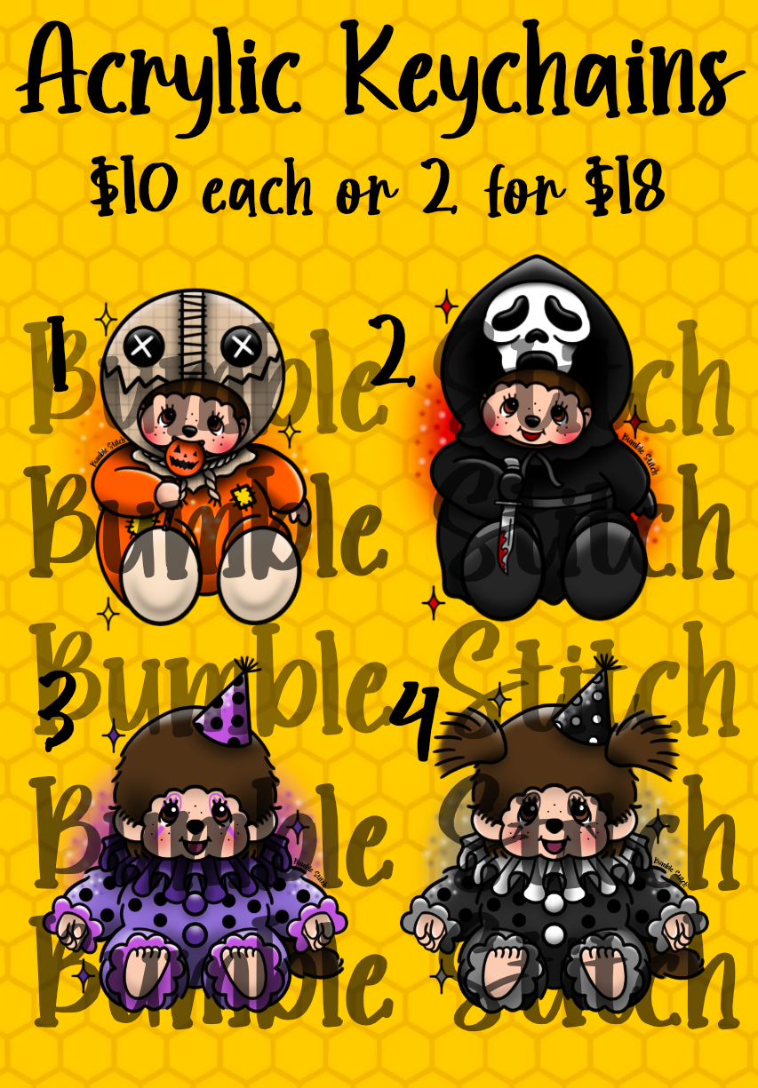 Baby Horror Acrylic Keychain