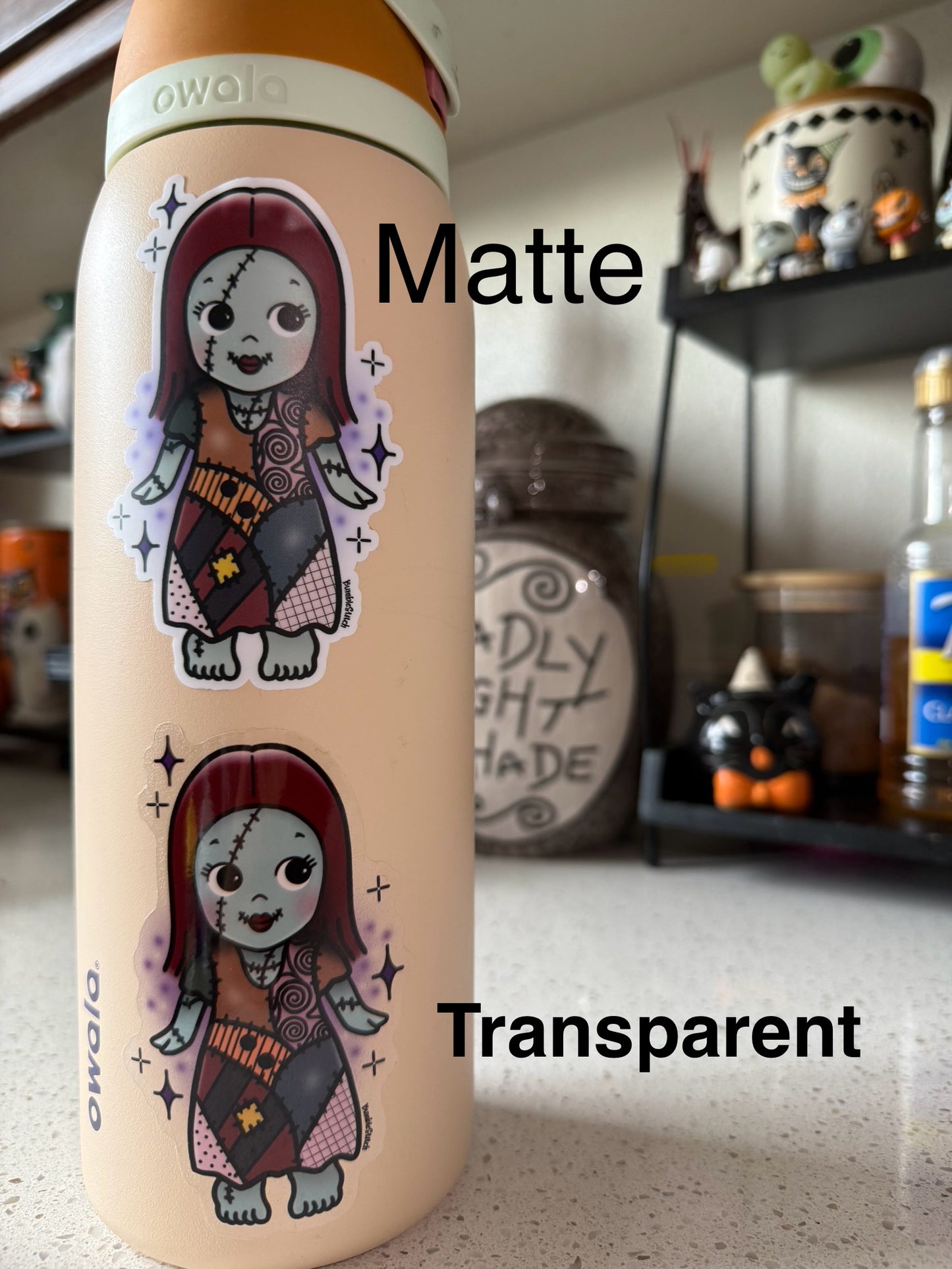 Matte Horror Angel Stickers