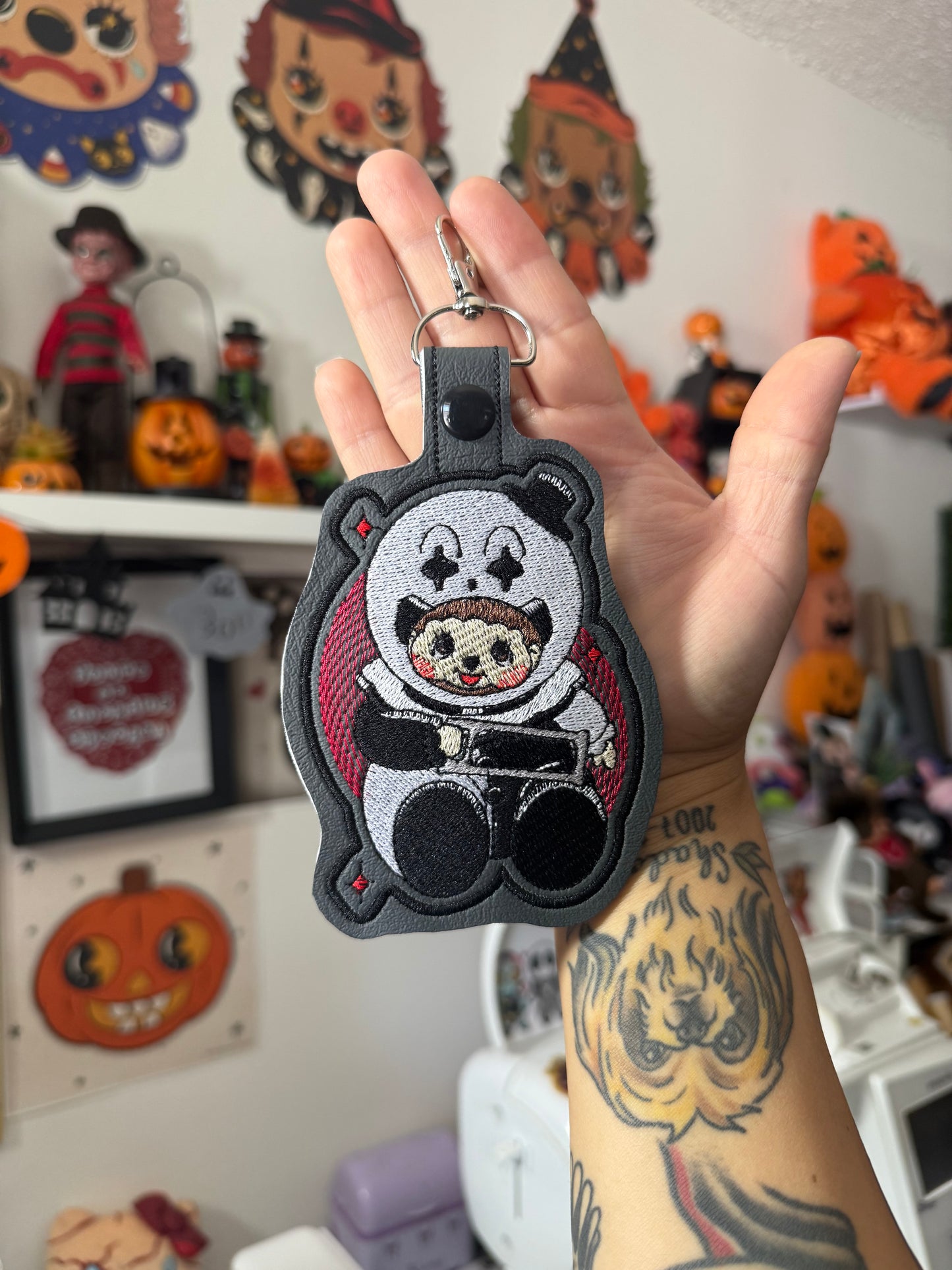 Art.Chhi Embroidered Keychain