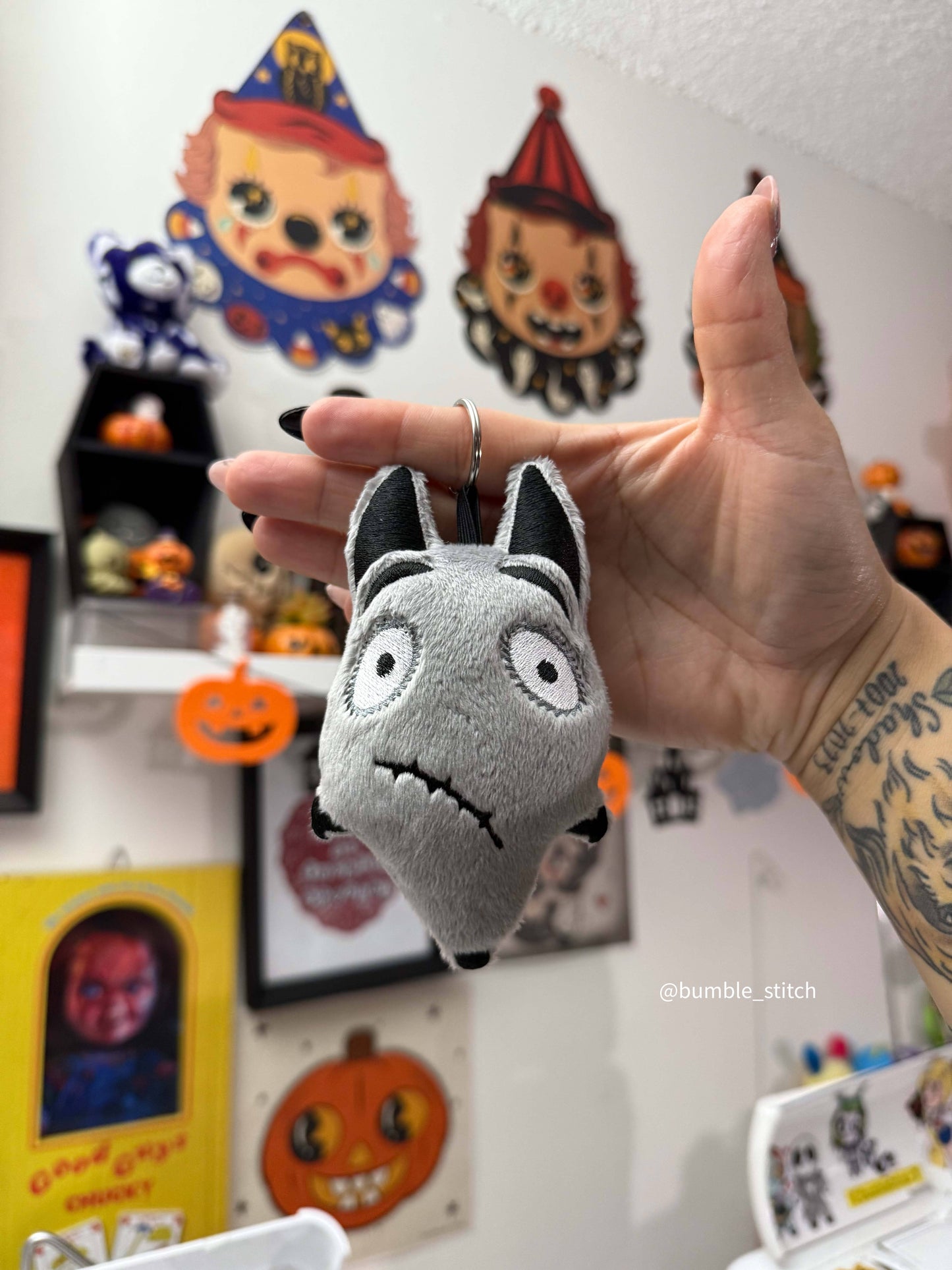 Bolt Pup Plushie Keychain