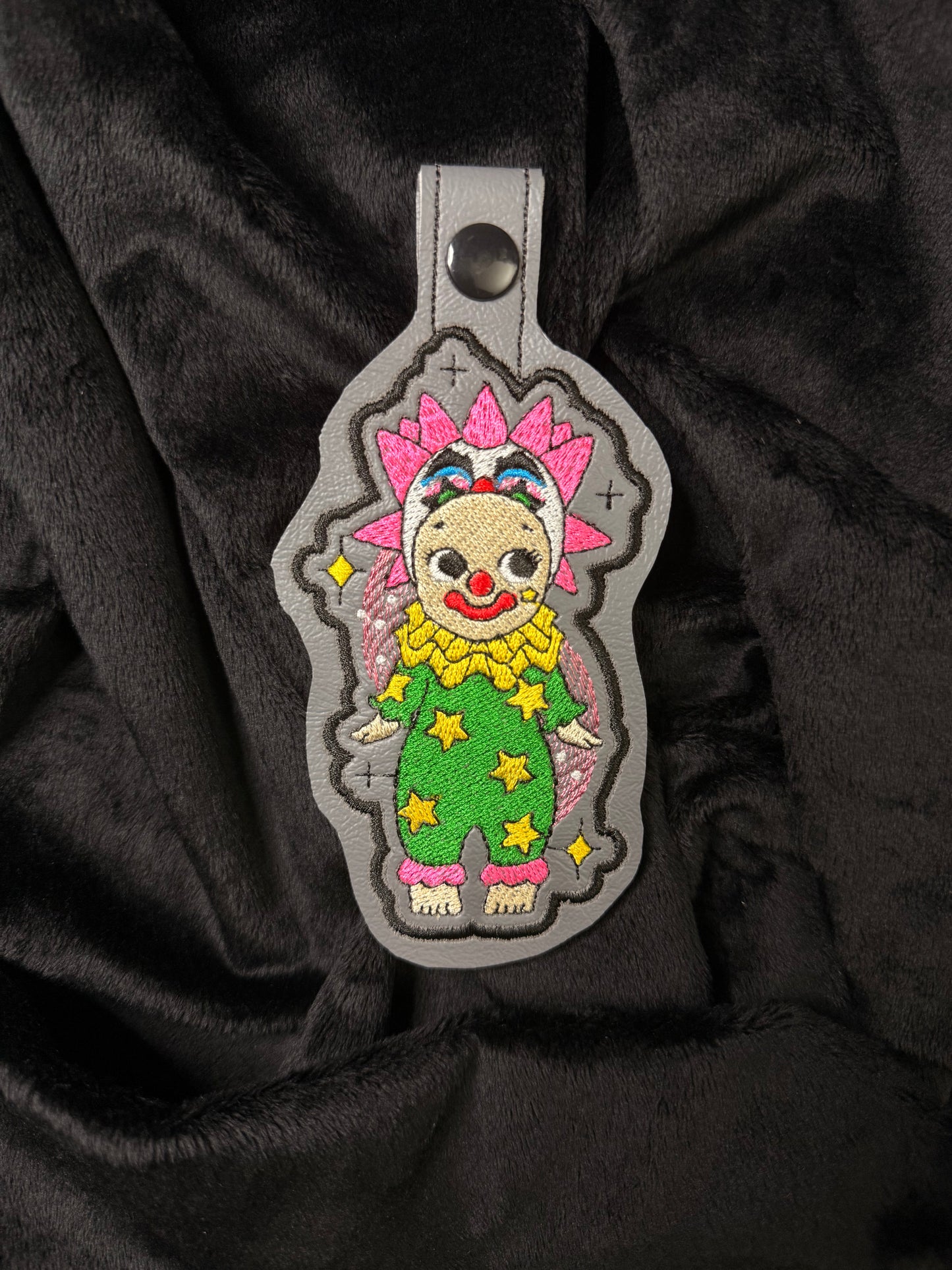 Embroidered Horror Angel Keychains