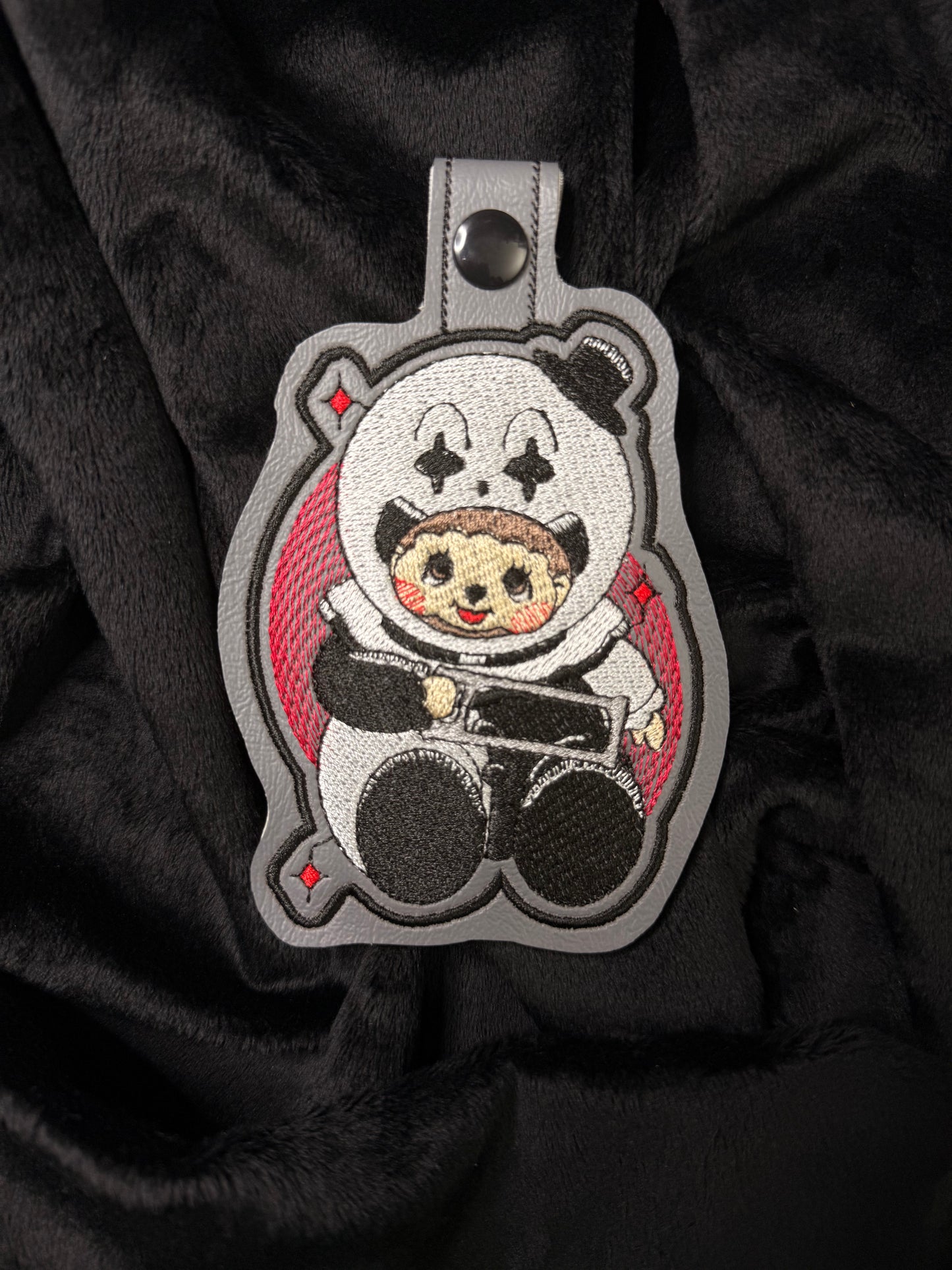 Embroidered Horror Angel Keychains