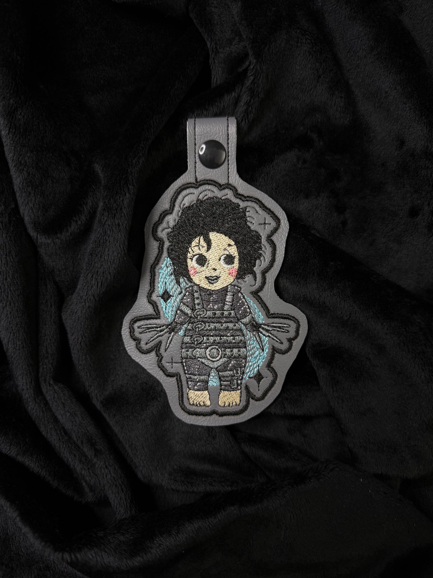 Embroidered Horror Angel Keychains