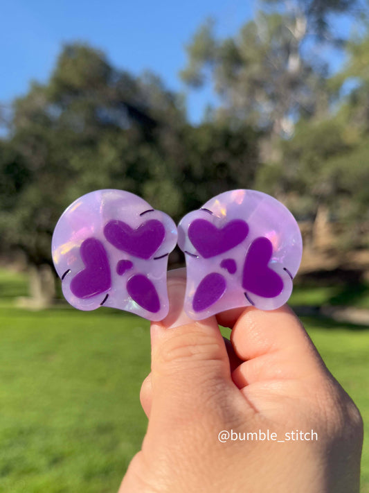 Purple Phantom Hair Clip