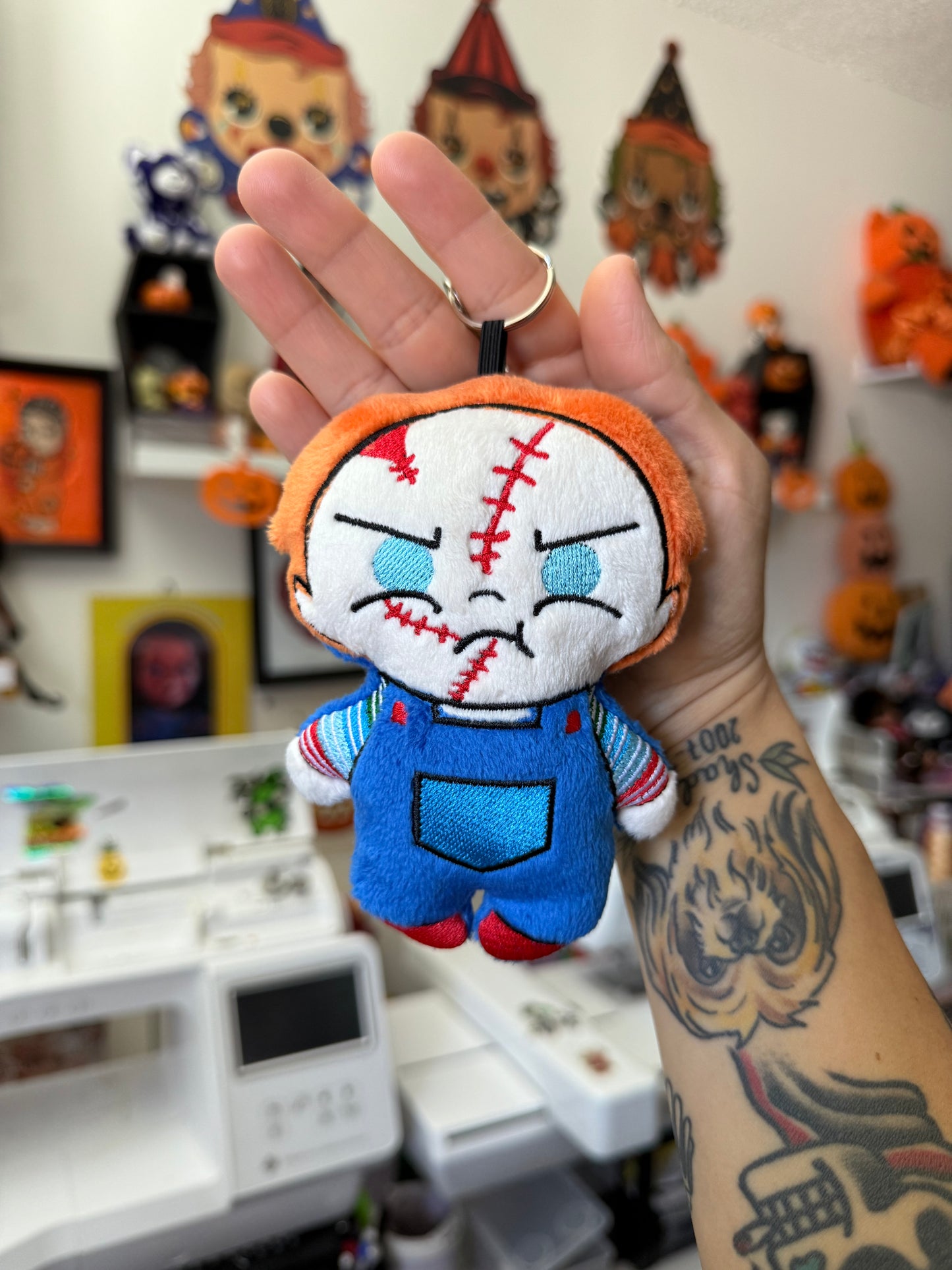 Killer Doll Plushie Keychain