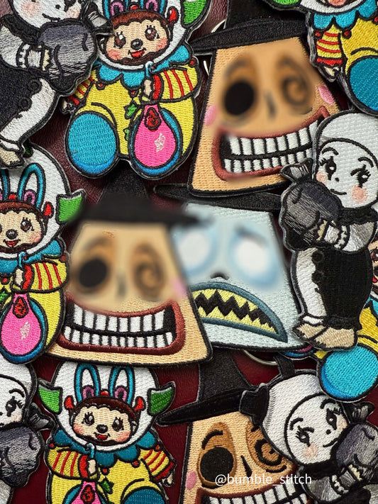 Double Sided Embroidered Keychain