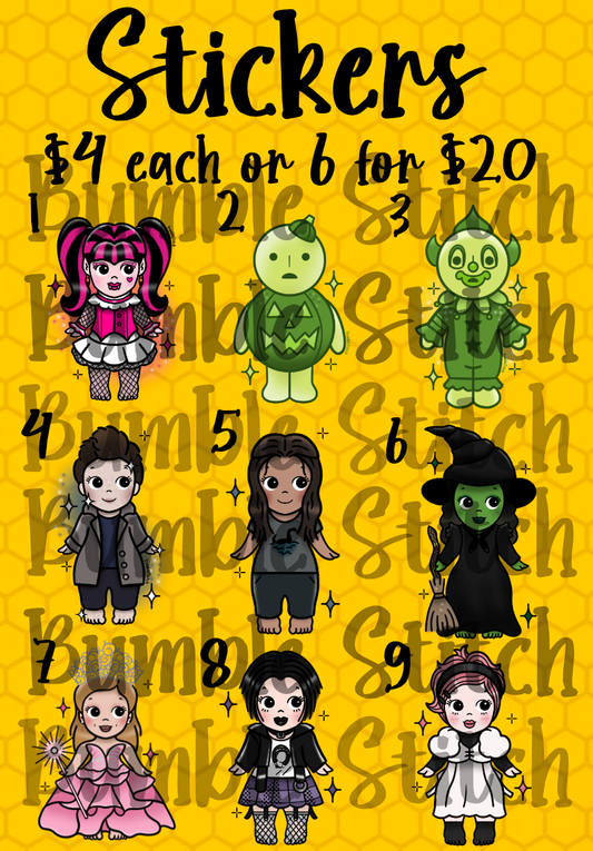 Angels Matte Stickers