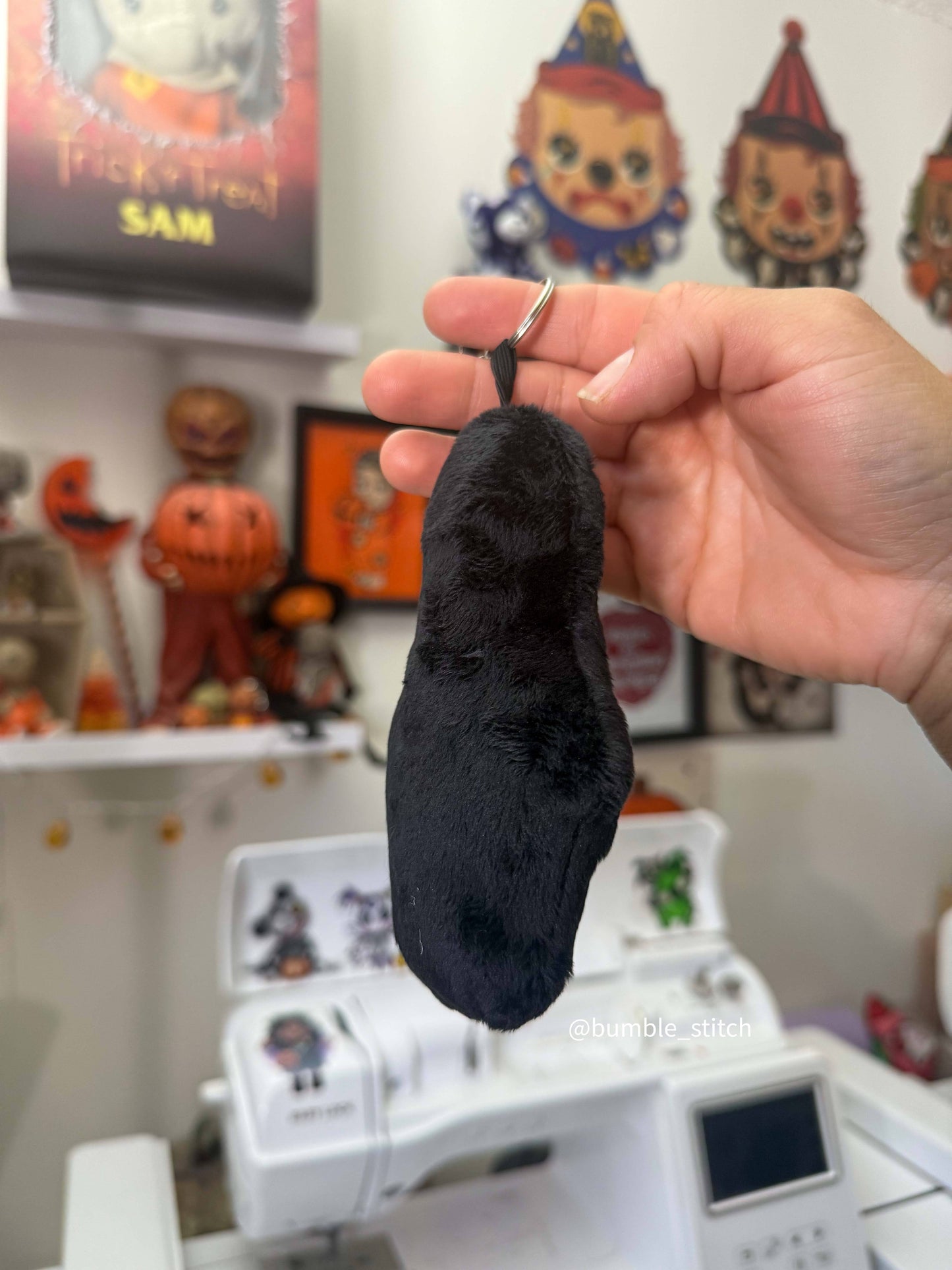 Creature Angel Plushie Keychain