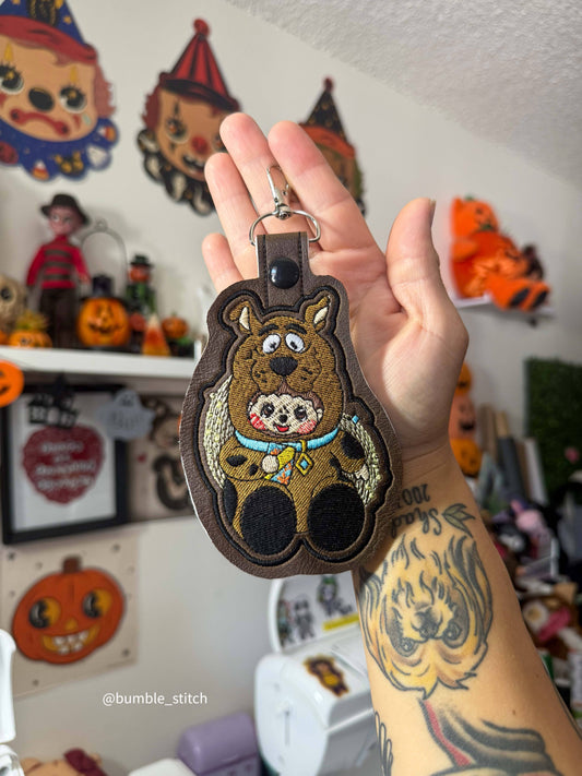 Scoob.Chhi Embroidered Keychain