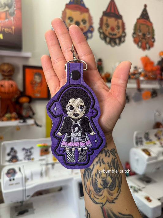 Na.na Angel Embroidered Keychain