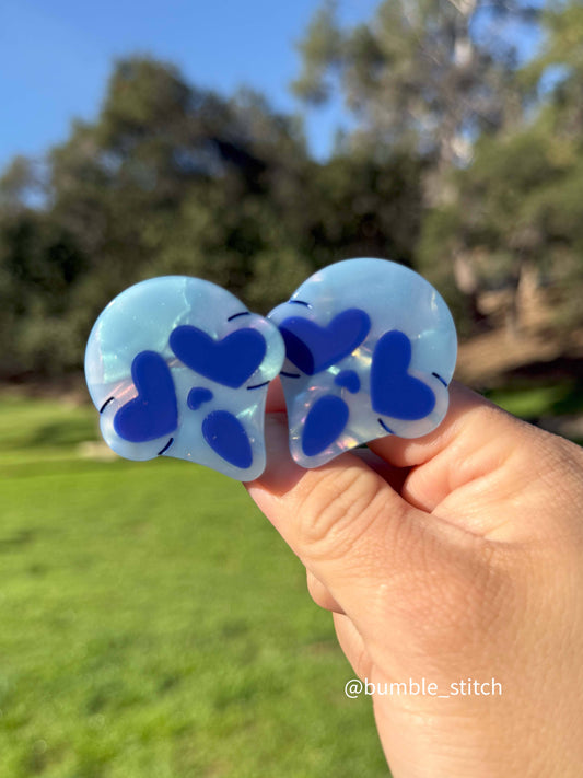 Blue Phantom Hair Clip