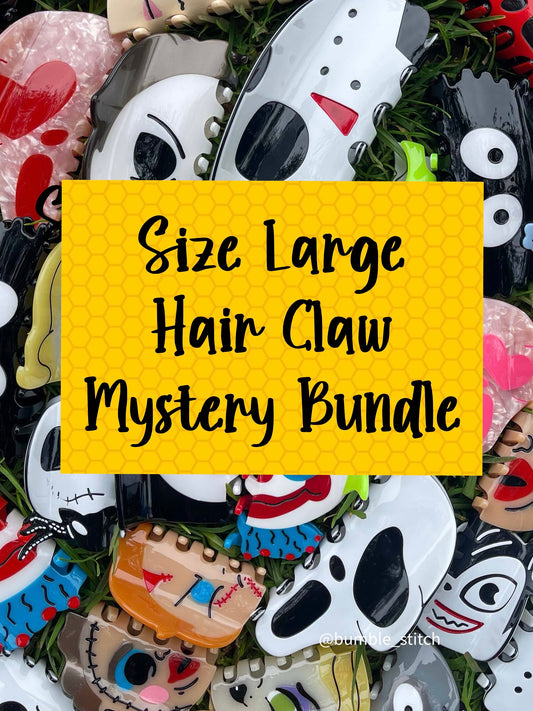 Size Large Hair Claw Mystery Bundle