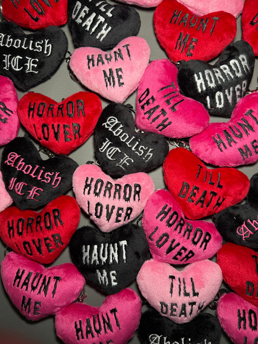Convo Hearts Plushie Keychain