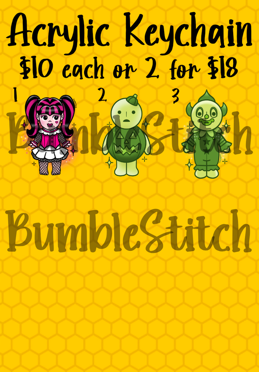 Angel Acrylic Keychain