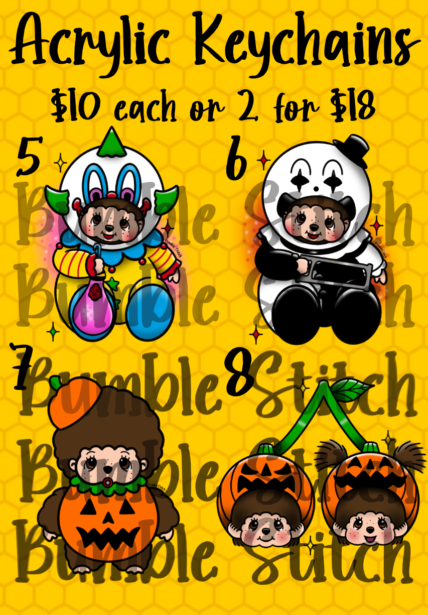 Baby Horror Acrylic Keychain