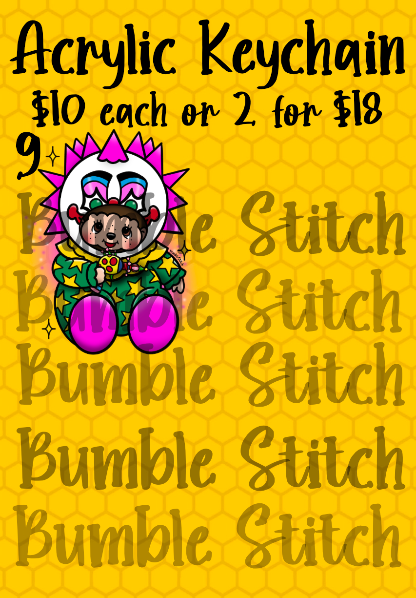 Baby Horror Acrylic Keychain